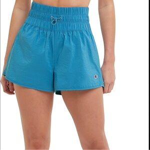🌺CHAMPION HIGH WAISTED TEAL ATHLETIC SHORTS SIZE SMALL🌺